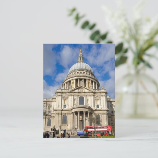 St. Paul's Cathedral, Briefkaart van het Verenigd (Staand voorkant)