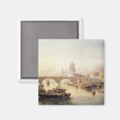St. Paul's Cathedral en London Bridge Magneet (Voorkant / Achterkant)