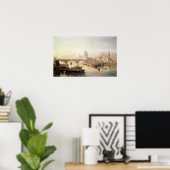 St. Paul's Cathedral en London Bridge Poster (Thuiskantoor)