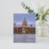 St. Paul's Cathedral Londen Briefkaart Verenigd Ko (Staand voorkant)