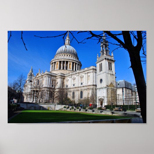 St. Paul's Cathedral Londen Engeland Poster (Voorkant)