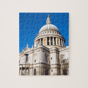 St Paul's Cathedral Londen met blauwe lucht Legpuzzel