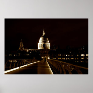 St Pauls Cathedral Londen Poster