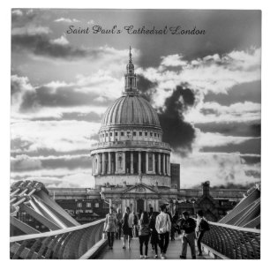 St Paul's Cathedral Londen. Tegeltje