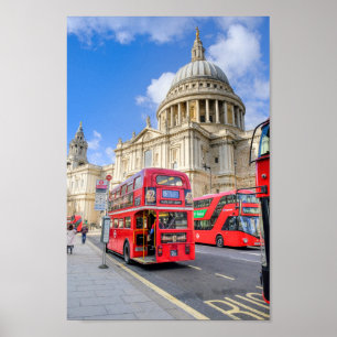 St Paul's Cathedral London UK Poster