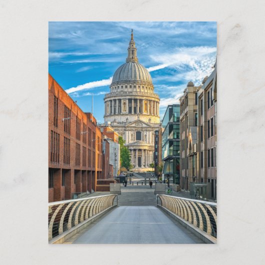St.Paul's Cathedral London, Verenigd Briefkaart (Voorkant)