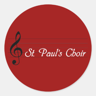 St. Paul's Choir Ronde Sticker