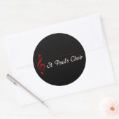 St. Paul's Choir Ronde Sticker (Envelop)