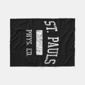 St. Pauls High School Hs Saint Pauls Nc Phys Ed  Fleece Deken (Voorkant (Horizontaal))