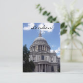 st pauls kathedraal dome briefkaart (Staand voorkant)