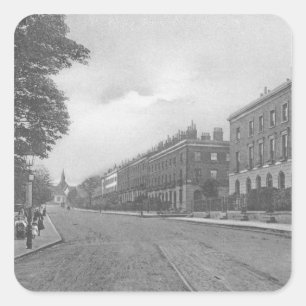 St. Pauls Road, Canonbury, Islington, c.1905 Vierkante Sticker