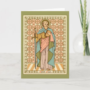 St. Paulus de Apostel (RLS13) Lege Wenskaart Kaart