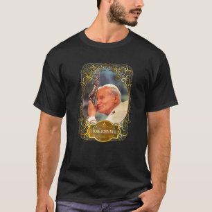 St paus Johannes Paulus II Kruiskatholieke Saint-P T-shirt
