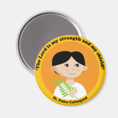 St. Pedro Calungsod Magneet (Voorkant / Achterkant)