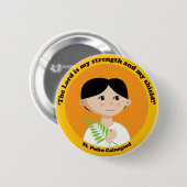 St. Pedro Calungsod Ronde Button 5,7 Cm (Voorkant /achterkant)