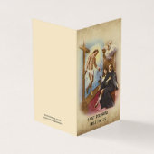 St. Peregrine Patron Cancer Patients Cartes sainte (Extérieur)