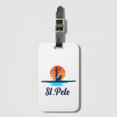St Pete Bagagelabel (Voorkant (verticaal))