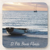 St Pete Beach FL Cork Onderzetter (Voorkant)