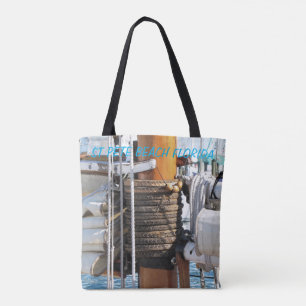 St Pete Beach FL Jumbo Canvas tas