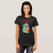 St Pete Beach Flamingo Surfboard T-shirt (Voorkant volledig)