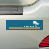 St. Pete Beach Florida Bumpersticker (Op auto)