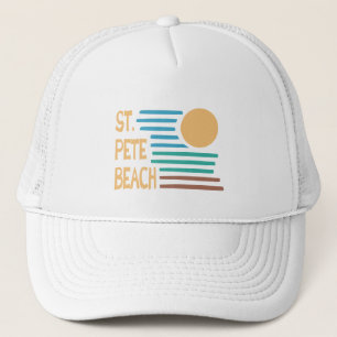 St. Pete Beach Florida geometrische zonsondergang Trucker Pet