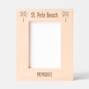 St. Pete Beach Florida Laser Gegraveerde lijst Lijstjes