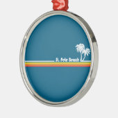 St. Pete Beach Florida Metalen Ornament (Links)
