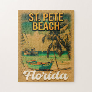 St. Pete Beach Florida Souvenir  Palm Trees Legpuzzel