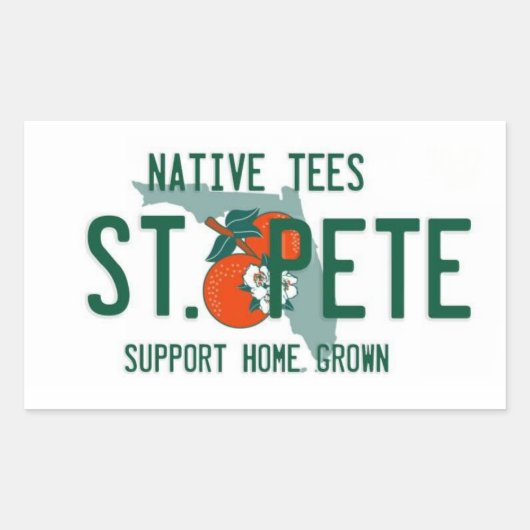 St. Pete Home Grown Sticker (Voorkant)