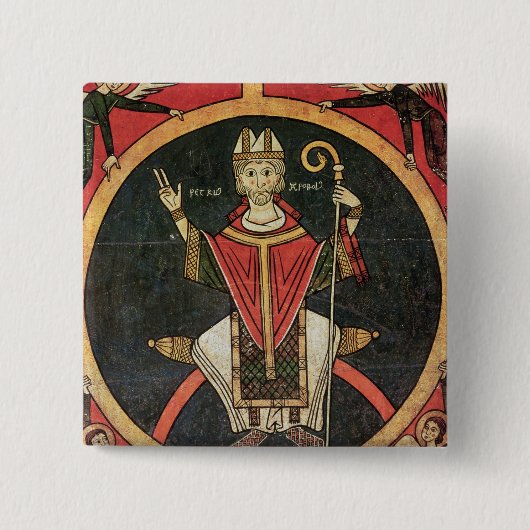 St. Peter 2 Vierkante Button 5,1 Cm (Voorkant)