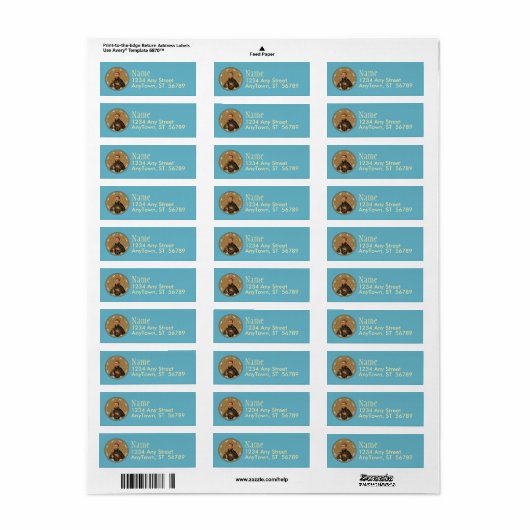 St. Peter Claver (BK 058) Etiket (Full Sheet)