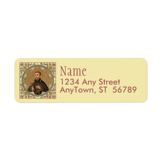 St. Peter Claver (BK 058) Etiket (Voorkant)