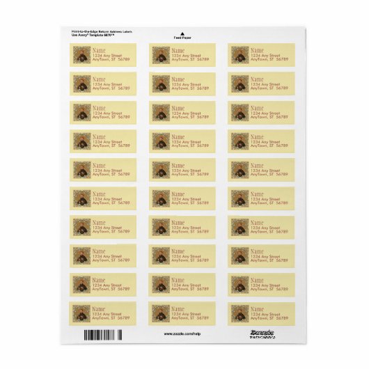 St. Peter Claver (BK 058) Etiket (Full Sheet)