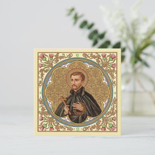 St. Peter Claver (BK 058) Kaart (Staand voorkant)