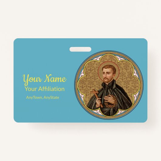 St. Peter Claver (BK 058; Stijl 1) Badge (Voorkant)