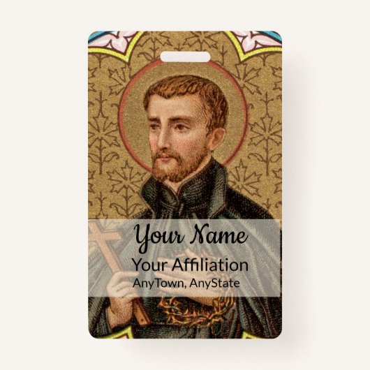St. Peter Claver (BK 058; Stijl 3) Badge (Voorkant)