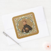 St. Peter Claver (BK 058) Vierkante Sticker (Envelop)