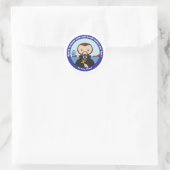 St. Peter Claver Ronde Sticker (Tas)