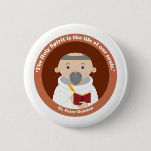 St. Peter Damian Ronde Button 5,7 Cm