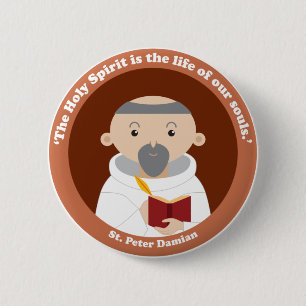 St. Peter Damian Ronde Button 5,7 Cm