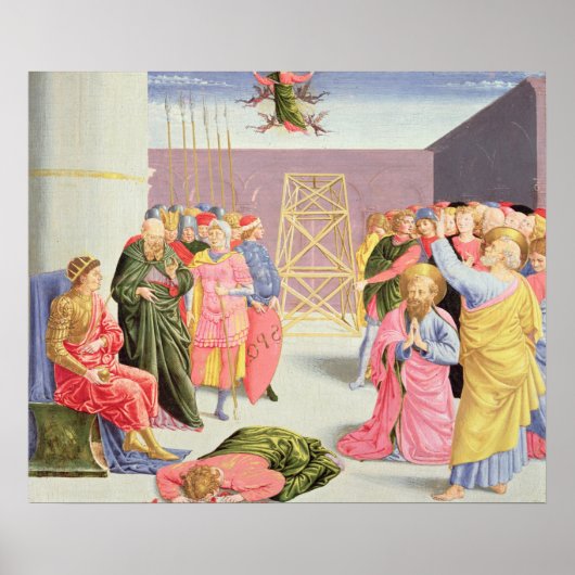 St. Peter en Simon Magus, 15e eeuw Poster (Voorkant)
