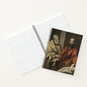 St. Peter en St. Paul | c.1605-8 (olie op Canvas) Notitieboek (Binnen)