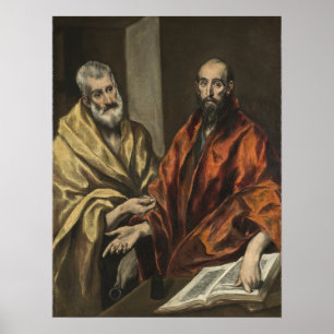St Peter en St Paul c.1605-8 (olie op Canvas) Poster