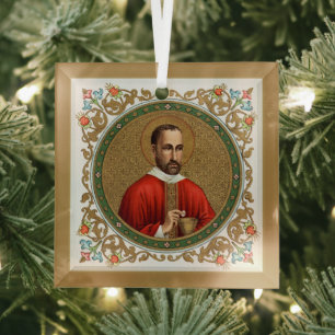 St. Peter Faber (BK 051; beroemd citaat) Glas Ornament