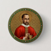 St. Peter Faber (BK 051) Ronde Button 5,7 Cm (Voorkant)