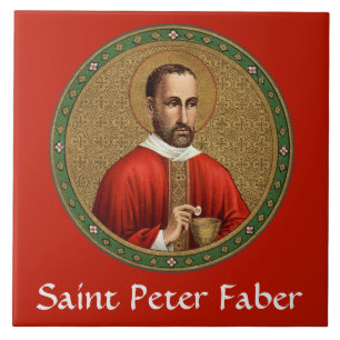 St. Peter Faber (BK 051) (stijl 1) Tegeltje