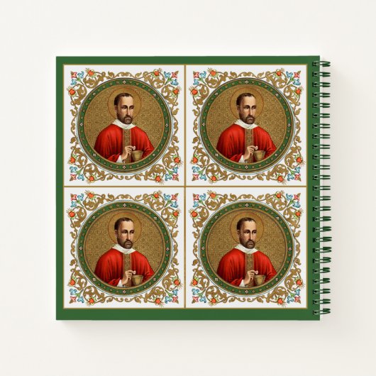 St. Peter Faber (BK 051) (stijl 2) Notitieboek (Achterkant)