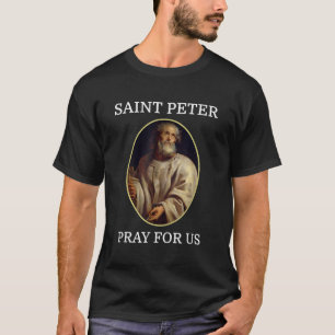 St. Peter Katholieke Paus Saint T-shirt Papal Chri