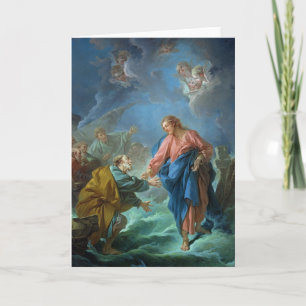St. Peter nodigde uit om op het water te lopen, 17